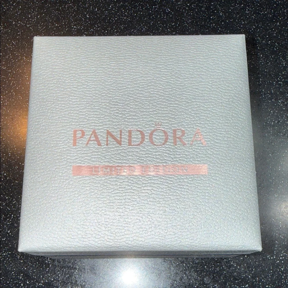 Pandora Silver Bracelet with Pink and Silver Charms Limited Edition - Picture 2 of 14